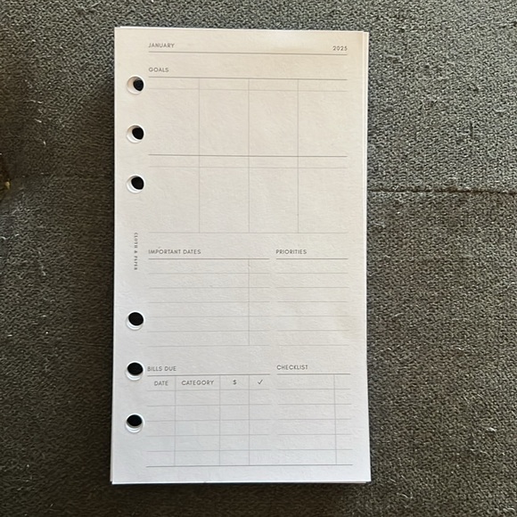 Massive personal size planner clean out. - Picture 6 of 14